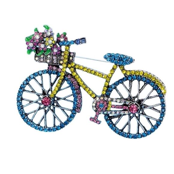 Bicycle Brooch - Picture 1 of 5
